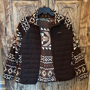 Ralph Lauren Active Brown and White Jacket